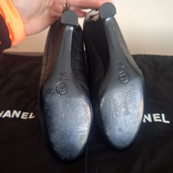 CHANEL Quilted Lambkskin Booties - Picture 7 of 16